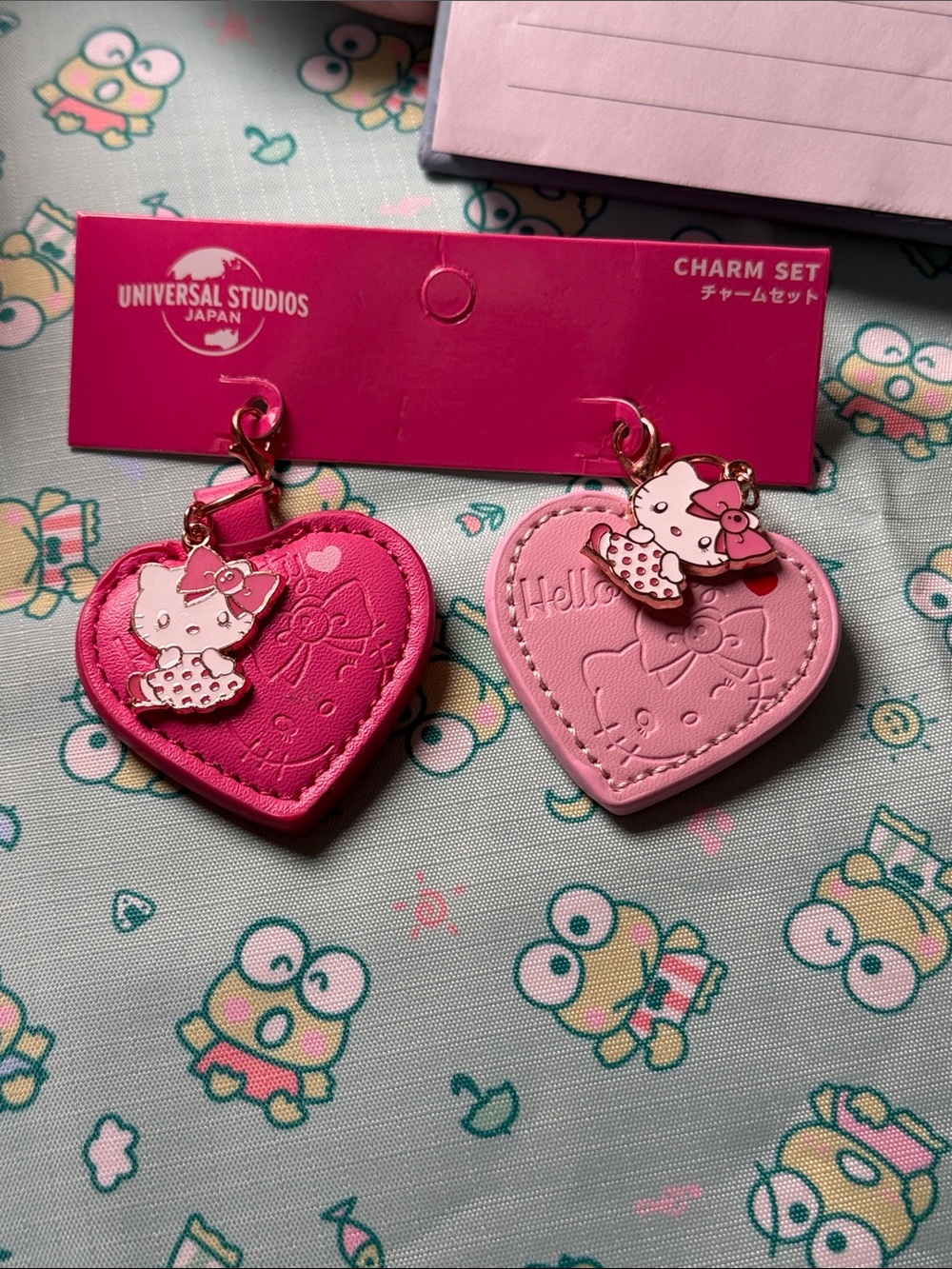 Universal Studios Japan charm set hearts NEW